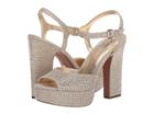Michael Michael Kors Bennett Platform (white/gold/champagne) Women's Shoes