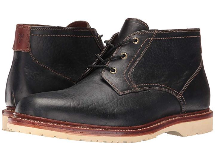Trask Arlington (black American Steer) Men's Flat Shoes