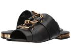 Donna Karan Rae Slide (black Sheep Nappa Leather) Women's Slide Shoes