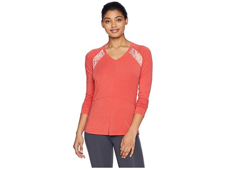 Marmot Felicia Long Sleeve (desert Red/madder Red Baja Vibe) Women's Long Sleeve Pullover
