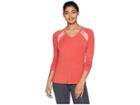 Marmot Felicia Long Sleeve (desert Red/madder Red Baja Vibe) Women's Long Sleeve Pullover