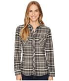 Kuhl Greta Flannel Shirt (pavement) Women's Long Sleeve Button Up