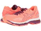 Asics Gel-nimbus(r) 19 (flash Coral/dark Purple/white) Women's Running Shoes