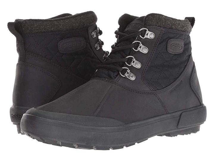 Keen Elsa Ii Ankle Quilted Wp (raven/black) Women's Shoes