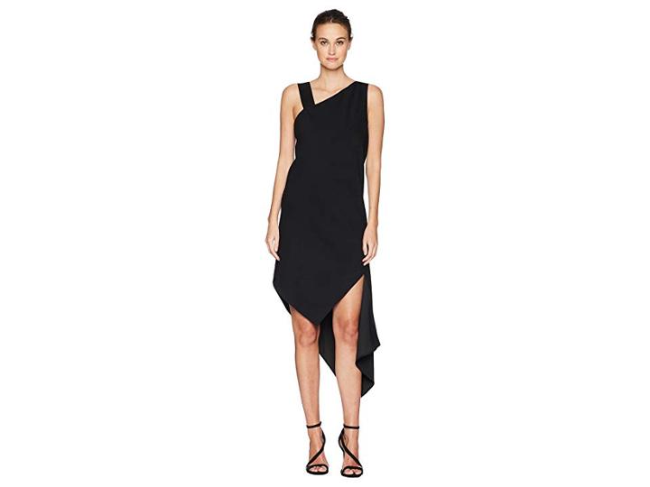 Neil Barrett Spiral Fall-away Dress (black) Women's Dress