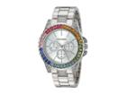 Steve Madden Rainbow Case Ladies Alloy Band Watch Smw176 (silver) Watches