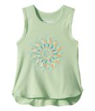 Columbia Kids Outdoor Elements Tank Top (little Kids/big Kids) (key West Daisy Graphic) Girl's Sleeveless