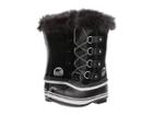 Sorel Kids Joan Of Arctic (little Kid/big Kid) (black/oyster) Girls Shoes