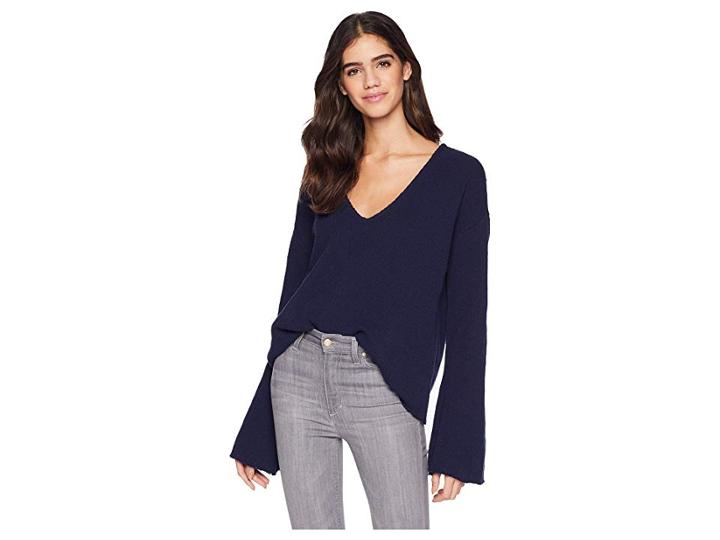 Amuse Society After Sundown Sweater (dark Navy) Women's Sweater