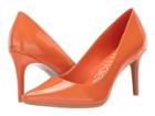 Calvin Klein Gayle Pump (orange Popsicle Patent) High Heels