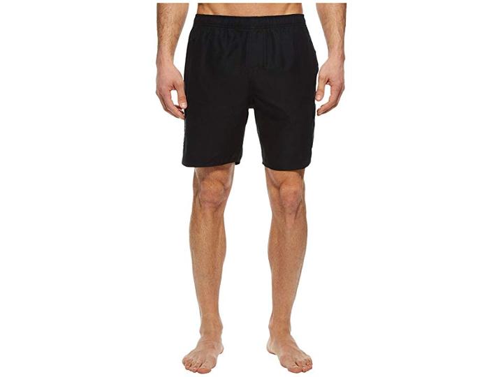 Quiksilver Waterman Balance Volley Swim Trunks (black) Men's Swimwear