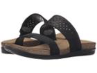 Rockport Total Motion Romilly Slide (black Cas Suede) Women's Sandals