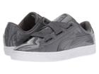 Puma Basket Heart Patent (iron Gate/iron Gate) Women's Shoes