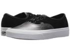 Vans Authentictm ((two-tone Metallic) Black/true White) Skate Shoes