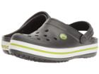 Crocs Kids Crocband Clog (toddler/little Kid) (graphite/volt Green) Kids Shoes