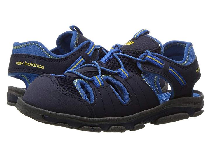 New Balance Kids Adirondack Sandal (toddler/little Kid) (navy/blue) Boys Shoes