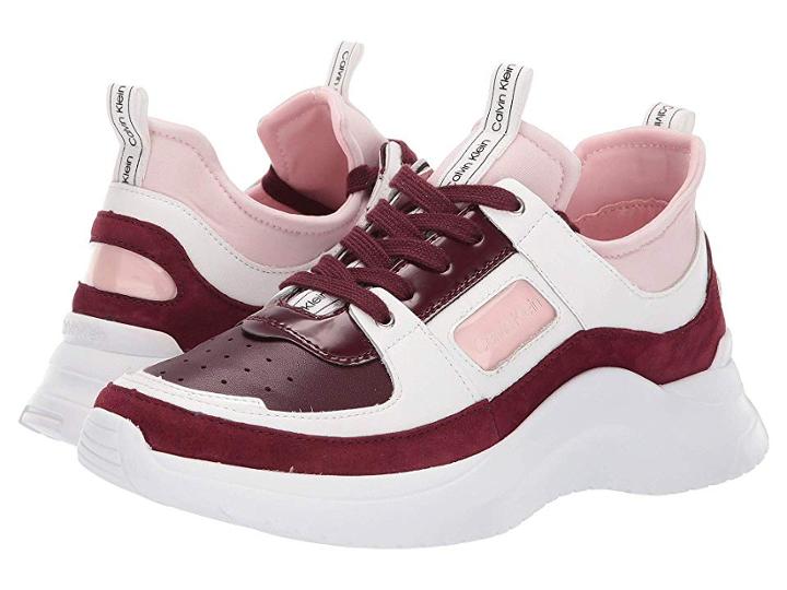 Calvin Klein Ultra (bordeaux/pastel Pink Neoprene) Women's Shoes