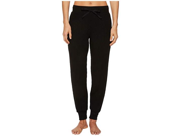 Spiritual Gangster Ballet Rib Warm Up Pants (black) Women's Casual Pants