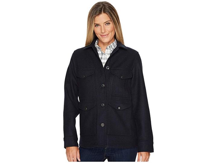 Filson Lined Seattle Cruiser Jacket (navy) Women's Coat