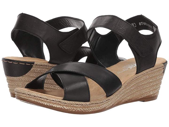 Rieker 62443 Fanni 43 (nero/black) Women's Shoes