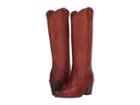 Frye Faye Stitch Pull-on (red Clay Washed Antique Pull-up) Cowboy Boots