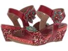 L'artiste By Spring Step Laisis (red Multi) Women's Shoes