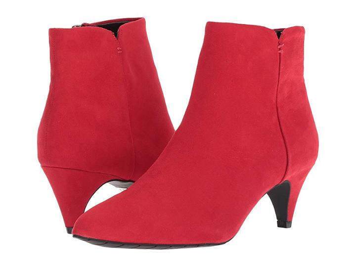 Kenneth Cole Reaction Kick Bit (red Microsuede) Women's Shoes