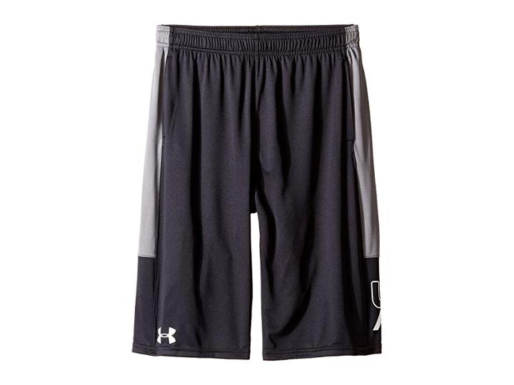 Under Armour Kids Instinct Shorts (big Kids) (black/graphite) Boy's Shorts