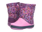 Crocs Kids Crocband Lodgepoint Graphic Boot (toddler/little Kid) (amethyst/party Pink) Girls Shoes
