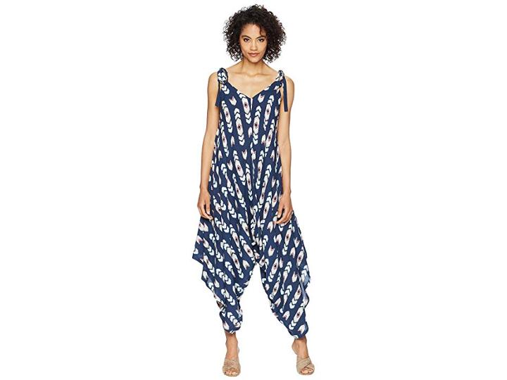 Miss Me V-neck Cami Jumpsuit (navy) Women's Jumpsuit & Rompers One Piece