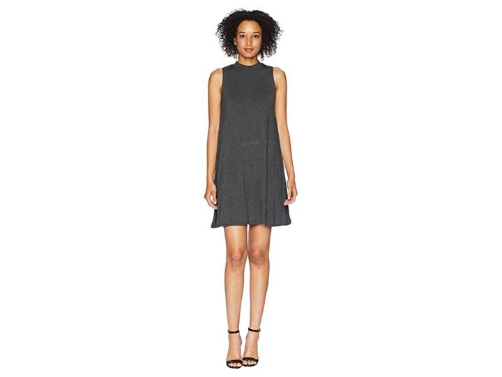 American Rose Kathleen Sleeveless Trapeze Dress (charcoal) Women's Dress