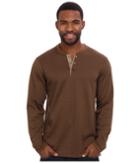 Exofficio Isoclime Thermal Henley (tough/fig) Men's T Shirt