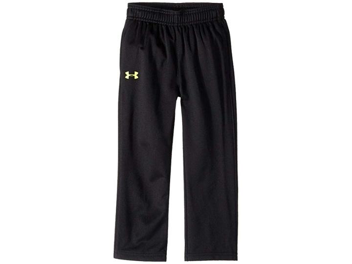 Under Armour Kids Brawler 2.0 Pants (toddler) (black/hi Vis Yellow) Boy's Casual Pants
