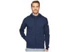 Adidas Sport Id Stadium Full-zip Hoodie (stadium Heather/noble Indigo) Men's Sweatshirt