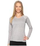Brooks Distance Long Sleeve (heather Sterling) Women's Clothing