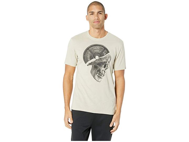 Reebok Crossfit Plated Skull Tee (parchment) Men's T Shirt