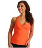 Prana Manori Tankini Top (neon Orange) Women's Swimwear