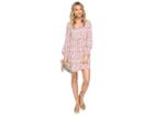 Jack By Bb Dakota Gallette Printed Textured Dress (ivory) Women's Dress