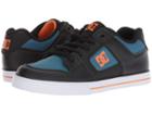 Dc Kids Pure (little Kid/big Kid) (black/orange/blue) Boys Shoes