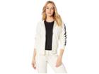 Juicy Couture Luxe Patch Velour Robertson Jacket (angel) Women's Clothing