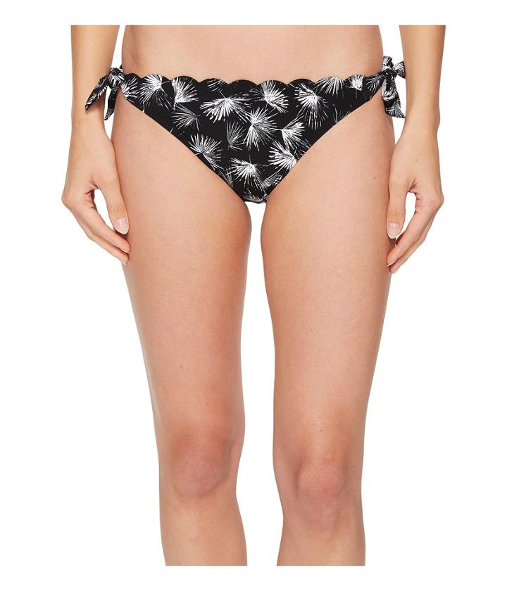 La Blanca Petal Pusher Tie Side California Hipster (black/white) Women's Swimwear