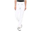 Jamie Sadock Skinnylicious 41.5 In. Pant With Control Top Mesh Panel (pure White) Women's Casual Pants