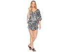 Luli Fama Cayo Setia Cabana V-neck Dress Cover-up (multi) Women's Swimwear