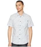 O'neill Growler Short Sleeve Woven Top (white) Men's Clothing
