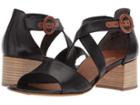 Paul Green Sally Heel (black Leather Cuoio) High Heels