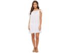 Bleu Rod Beattie Gypset Off The Shoulder Dress Cover-up (white) Women's Swimwear