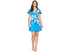 Ted Baker Ambre Harmony Scallop Detail Dress (bright Blue) Women's Dress