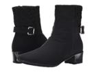 Sesto Meucci York (black Micro Fabric/black Quilted Micro Fabric) Women's Shoes