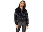 Cupcakes And Cashmere Amy Faux Fur Bomber Jacket (ink) Women's Coat