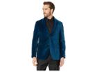 Bugatchi Cotton Blazer (teal) Men's Jacket